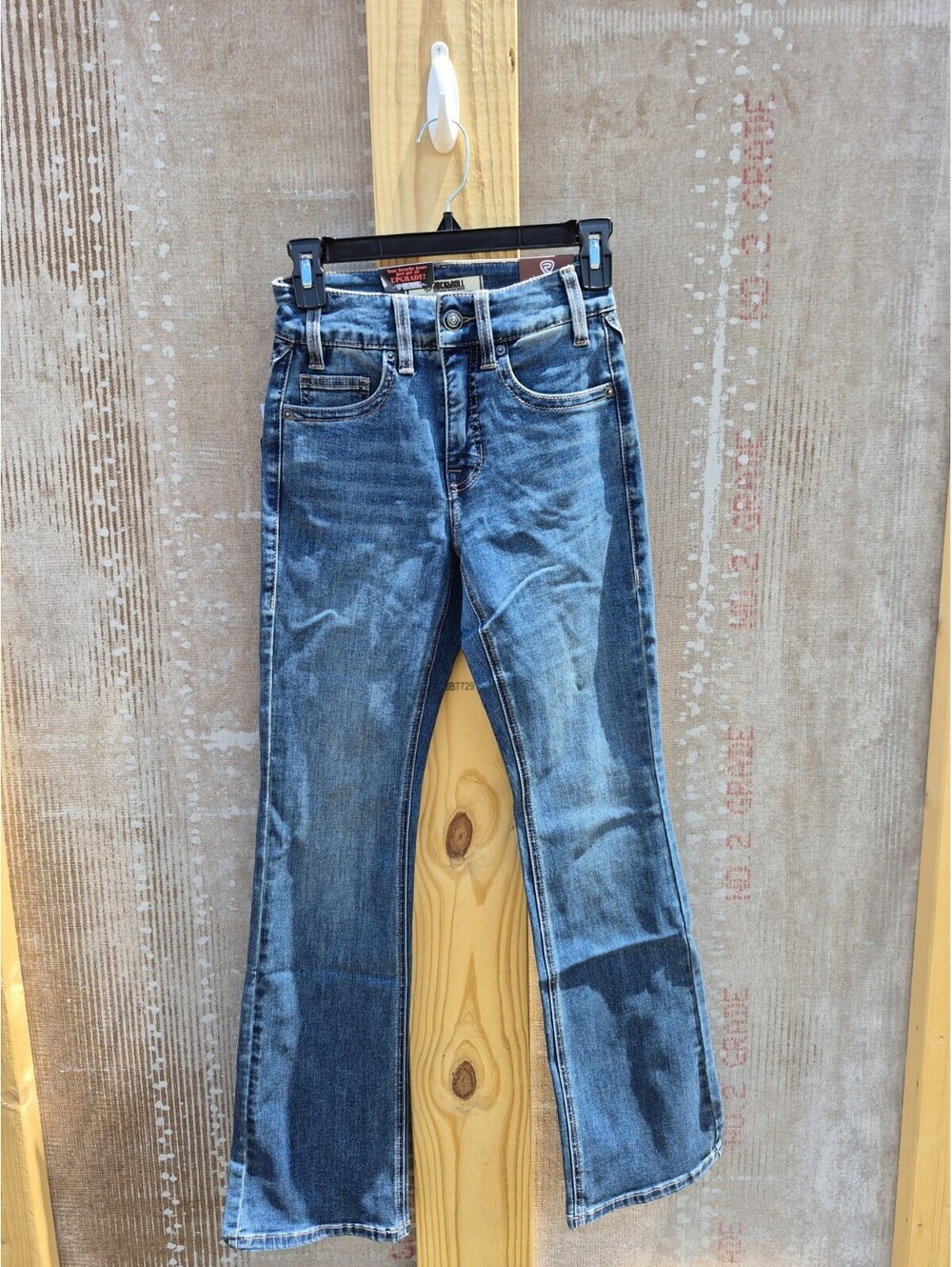 Rock & Roll Denim® Ladies High Rise Blue Jeans Size 24x32 $79 MSRP Flawless Fit